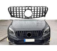 LeLEEEE per Mercedes Benz GLA GT GTR GLA250 GLA45 GLA Class X156 2014-2018 Auto Anteriori Paraurti Griglie Radiatori,Anteriore Griglia della Mascherine,A-2014-2016