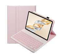 leleyo Cover tastiera per Honor Pad X9a 11.5 pollici Custodia tastiera wireless magnetica rimovibile qwerty per Honor Pad X9a 11.5"(Rosa)