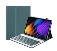 leleyo Cover tastiera per Xiaomi Pad 7/7/8/8 Pro Pro 11.2 pollici case with Keyboard QWERTY, Custodia tastiera wireless magnetica rimovibile per mi Pad 7/7 Pro(Verde)