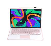leleyo Custodia con tastiera per tablet Lenovo Tab 10,1", con touchpad, magnetica, con tastiera Bluetooth wireless rimovibile, per Lenovo Tab, rosa