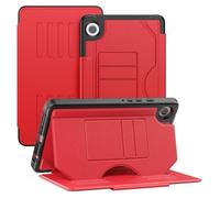 leleyo Custodia per Samsung Galaxy Tab A9 8.7 Pollice Cover Magnetica Auto Sleep/Wake Antiurto Matita Holder Slot per Schede per Tab A9 Rosso