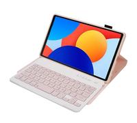 leleyo Custodia per tastiera per tablet Xiaomi Redmi Pad SE 8.7 pollici Smart Cover magnetica con tastiera Bluetooth wireless rimovibile per Xiaomi Redmi Pad SE 8.7", rosa