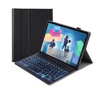 leleyo Custodia retroilluminata con tastiera per tablet Lenovo Tab M10 5G 10,6 pollici Smart Cover magnetica con tastiera Bluetooth wireless rimovibile retroilluminata per Lenovo Tab M10 5G 2023, nera