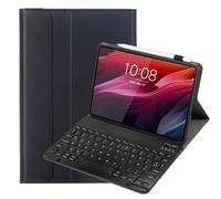 leleyo Custodia tastiera per Lenovo Tab K11 Plus 11,45" 2024, tastiera AZERTY magnetica Bluetooth senza fili rimovibile per Tab K11 Plus, Nero