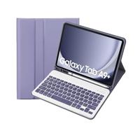leleyo Custodia Tastiera per Samsung Galaxy Tab A9 Plus Tablet Smart Cover magnetica con tastiera Bluetooth wireless rimovibile per Samsung Galaxy Tab A9 + 11", viola