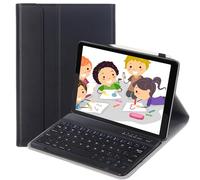 leleyo Custodia Tastiera Tablet per Xiaomi Redmi Pad SE 8.7 Pollici Smart Cover Magnetica con Tastiera Bluetooth Senza Fili Rimovibile per Xiaomi Redmi Pad SE, Nero