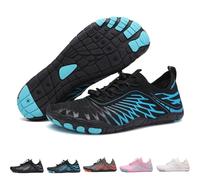 LELISKA Scarpe con messa a terra, scarpe a piedi nudi da donna, scarpe da terra con rame, Skin Pro con rame, scarpe a piedi nudi allround per donne e uomini (blu, US 7.5)