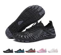 LELISKA Scarpe con messa a terra, scarpe a piedi nudi da donna, scarpe da terra con rame, Skin Pro con rame, scarpe a piedi nudi allround per donne e uomini (nero, taglia 42)