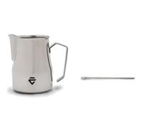 LELIT Bricco per Latte 35Cl & Penna per Latte Art - PLA301S - Argento
