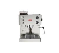 LELIT Kate PL82T Macchina Caffè Espresso Manuale con Macinacaffè ed Erogatore di Vapore Caffè in grani colore Acciaio Inox