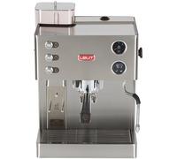 LELIT Kate PL82T Macchina Caffè Espresso Manuale con Macinacaffè ed Erogatore di Vapore Caffè in grani colore Acciaio Inox