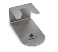 LELIT Stazione di Tamping del Caffè con Base in Materiale Antiscivolo - Acciaio Inossidabile - PLA4000 - Argento