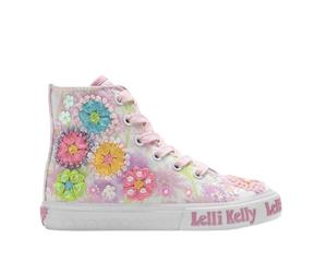 Lelli Kelly Canvas Ragazze Baseball Boots Eloise Mid Ankle LK4910