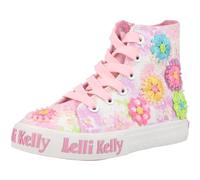 Lelli Kelly Canvas Ragazze Baseball Boots Eloise Mid Ankle LK4910, bianco, 32 EU