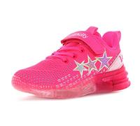 Lelli Kelly Clara Sneaker da Bambina con luci Strappo e Lacci Elastici Fuxia LKAL2001 (Numeric_29)