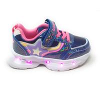 Lelli Kelly Dora scarpa sportiva LKAL5262 blu glitterato e luci nell'intersuola