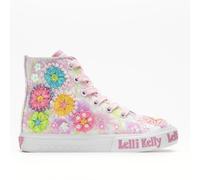 Lelli Kelly Stivaletti da baseball per ragazze Eloise LK4910 in tela alla caviglia, bianco 28 EU