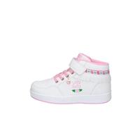 Lelli Kelly Sneaker Alta Bambina Frangetta Mix, C/Accessorio Cuore - AA01 (Bianc