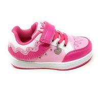 Lelli Kelly Frangetta Mix LKAL8056 Scarpe Bambina con Luci,Fucsia e Bianco,Ciondolo Cuore e Gadget Incluso (Fuxia, Sistema Taglie Calzature EU, Adolescente, Numero, Media, 30)