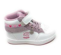 Lelli Kelly Frangetta Mix scarpa Mid LKAA8096 bianco e cipria con ciondolo cuore