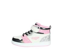 Lelli Kelly Gaia Sneaker Alta da Bambina Nero Avorio con Brillantini LKAA4416 (Bianco, Sistema Taglie Calzature EU, Bambino Piccolo (2-5 Anni), Numero, Media, 26)