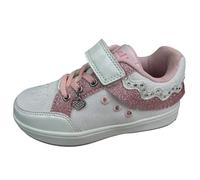 Lelli Kelly LKAL8061 Sneakers Bambina frangetta Bianca e luci Bianco, 32