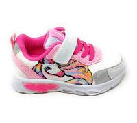 Lelli Kelly Maggie scarpa LKAL4746 bianco rosa glitter,unicorno,luci e gadget