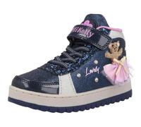 Lelli Kelly Mille Stelle Scarpe Blu con Orsetto Ricamato e Luci, Blu, 17 EU