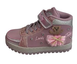Lelli Kelly Scarpa Mid Mille Stelle Dance Orsetto tutù Intercambiabile LKAA5210 con Jingle e luci (Rosa Cipria, Sistema Taglie Calzature EU, Adolescente, Numero, Media, 32)