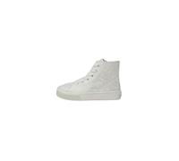 Lelli Kelly Scarpa Mid in tela LKED4920 Bianco ricami fatti a mano Zip laterale Bambino Taglia 29