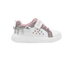 Lelli Kelly Sneakers Bambina LKAA4400A00 in Pelle Bianco Modello Gioiello. EU33