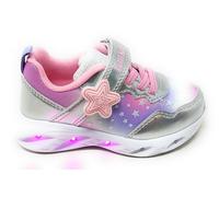 Lelli Kelly Stella scarpa sportiva LKAL5635 argento,luci nell'intersuola,gadget