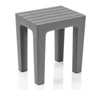 Lello lo sgabello multiuso ad alta resistenza grigio con effetto legno