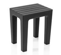 Lello lo sgabello multiuso ad alta resistenza nero con effetto legno
