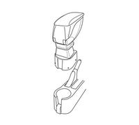 Lampa Attacco bracciolo compatibile per Hyundai Getz 3p (10/05>01/09)