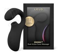 LELO Enigma - ricaricabile, impermeabile, vibratore 2in1 Punto G (nero)