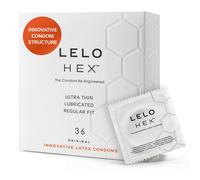 LELO HEX Original PreservativiSottili Rinforzati Leggermente lubrificati Condom