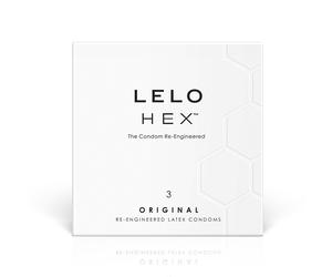 Lelo HEX Preservativi Original confezione da 3 1 pz Preservativi