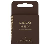 LELO Hex Respect XL - preservativi di lusso (confezione da 3)