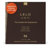 LELO HEX Respect XL Preservativi Grandi Extra Rinforzati, Profilattici Sottili e