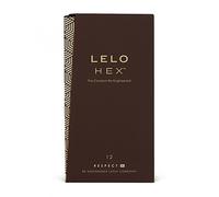 Lelo HEX - Respect XL Preservativi Più Grandi e Più Sottili, 12 Pezzi