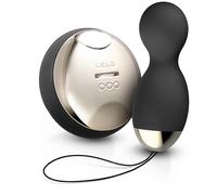 Lelo Hula Beads Palline Kegel con vibrazione Obsidian Black 10 cm