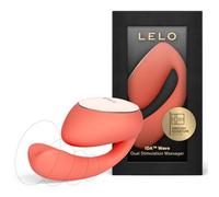 LELO IDA Wave Vibratore a Distanza con App, Coral Red, per Donna, Vibratori Clitoride Donna con 2 Potenti Motori e 10 Modalità di Vibrazione, Vibratori con Telecomando a Distanza