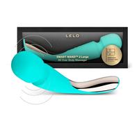 LELO SMART WAND 2 Large, Massaggiatore Manuale per Tutto il Corpo, Magic Wand con 10 Modalità di Vibrazione, Vibratore Donna e Uomo, Aqua