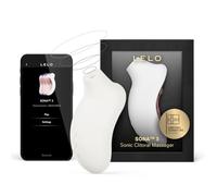 LELO SONA 3 Massaggiatore Sonico Femminile con App Bluetooth, Succhia Clitoride per Donna, Stimolatore per Clitoride 12 Modalità di Piacere e Tecnologia a Onde Soniche, Vibratore Donna, White