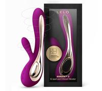 LELO SORAYA 2 Vibratore Rabbit per il Punto G e il Clitoride, Impermeabile e Wireless, Vibratore Donna con Stimolatore Clitorideo Femminile, Sex Toys per Donne, Vibratori Femminili, Deep Rose