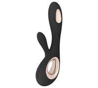 LELO Soraya Wave - Vibratore nero con braccio stimolante e onde pulsanti