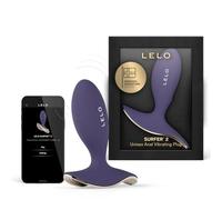 LELO SURFER 2 Plug-anale Dilatatore Donna Vibrante con 6 Modalità di Piacere, Plug-anale Dilatatore Uomo, Plug Anale Silicone, Anal Plug, Vibratore Anale, Giochi Sessuali per Uomo, Purple