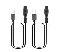 Leloco 2 cavi di ricarica USB 5 V per rasoio elettrico Philips OneBlade - Cavo di alimentazione di ricambio compatibile con Philips QP2724/90, QP2834/70, QP1924/70, QP4631/90, QP1324/20, MG5910/49