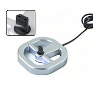 Leloco Caricatore di ricarica per rasoio marrone, ingresso 5 V, uscita 12 V, compatibile con Braun Series 1, 3, 5, 6, 7, 8, 9, per ricaricare e conservare in modo sicuro rasoi da uomo e da donna